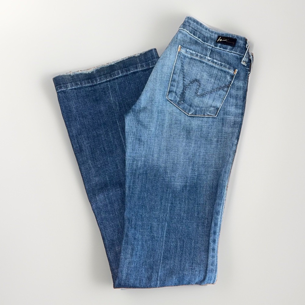 Citizens of Humanity Women's Faye 003 Low Waist Full Leg Stretch Jeans Size: 27